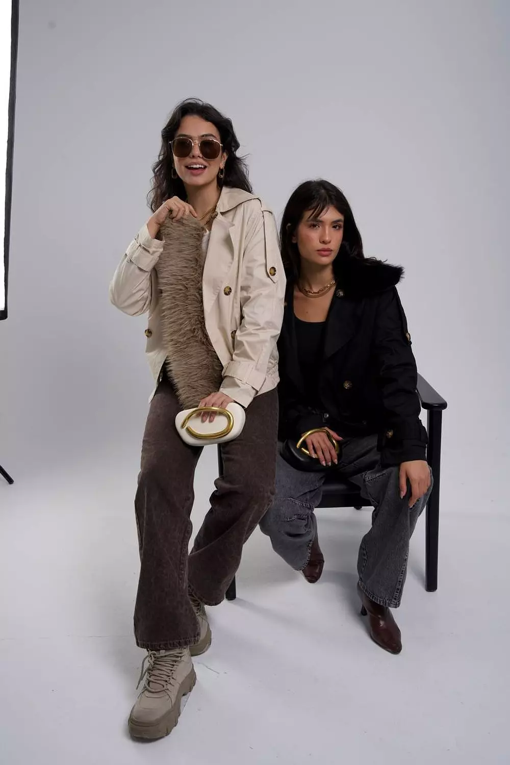 Fur Trench jacket  5