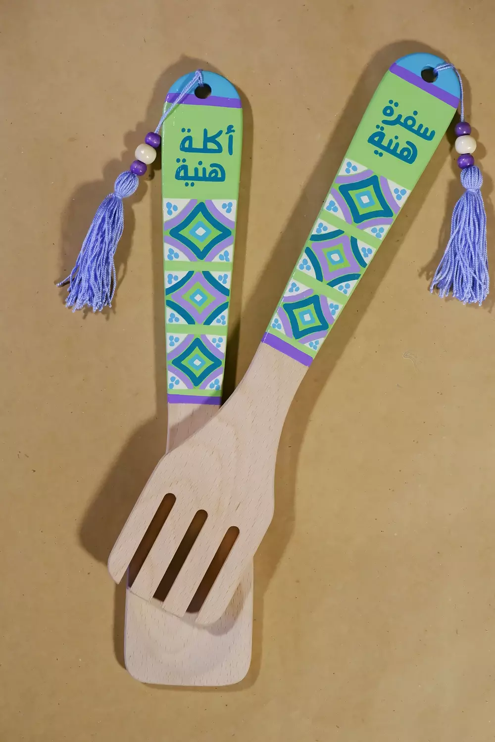green  Fork & spoon 002 image