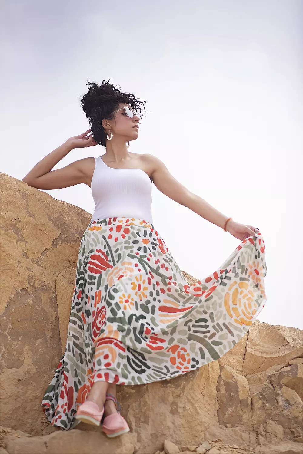 Rosita orange skirt image