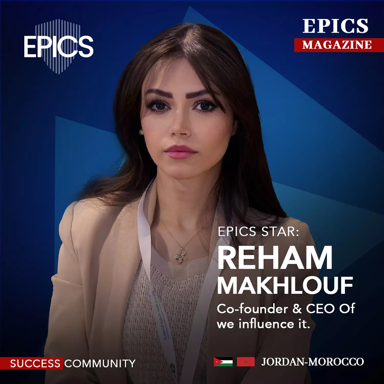 🎖️🌐 Reham Makhlouf,(Story)_ Co-founder & CEO Of _ we influence it. image