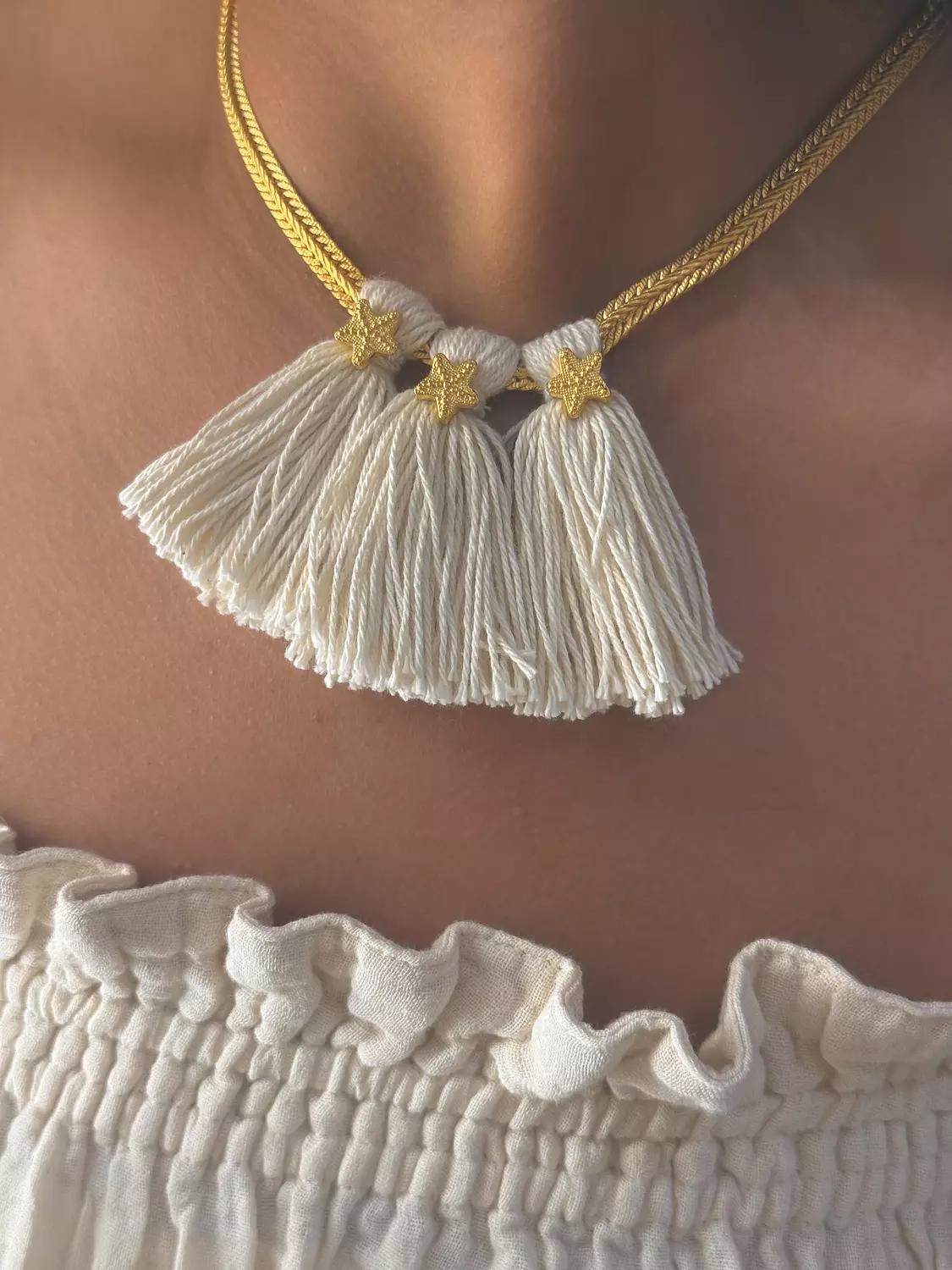 Three Tassels Necklace image