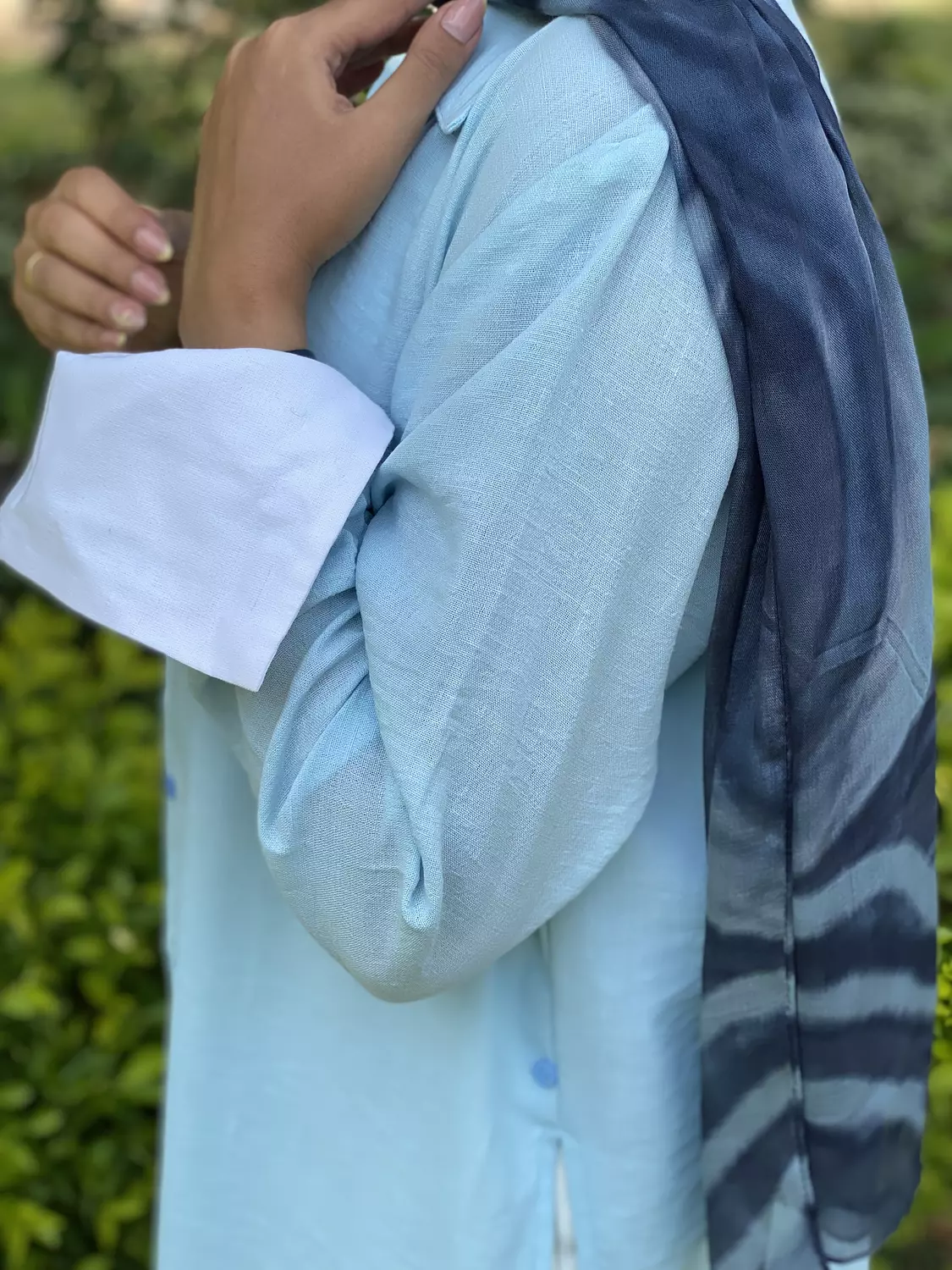 Flowy Shirt Baby Blue  5