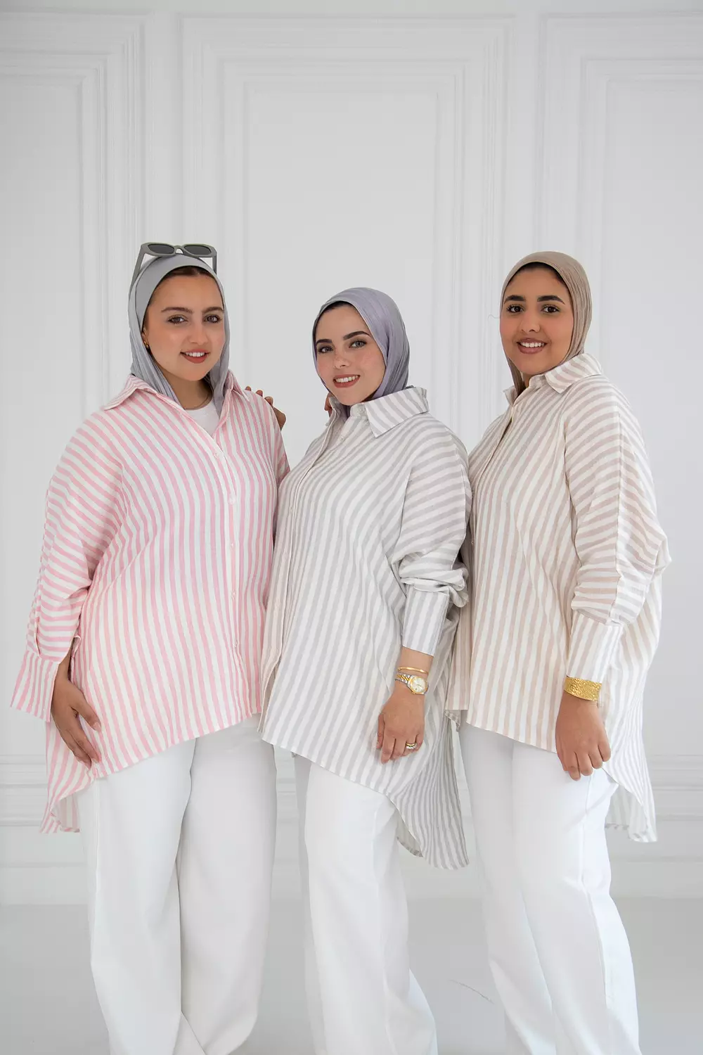 Oversized striped shirt 19