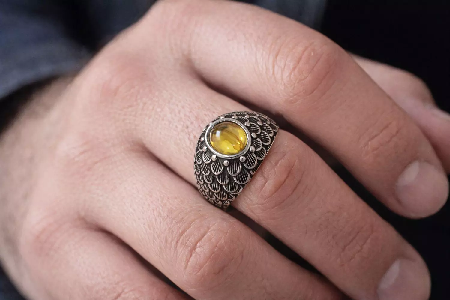 Turkish Ring Citrin image