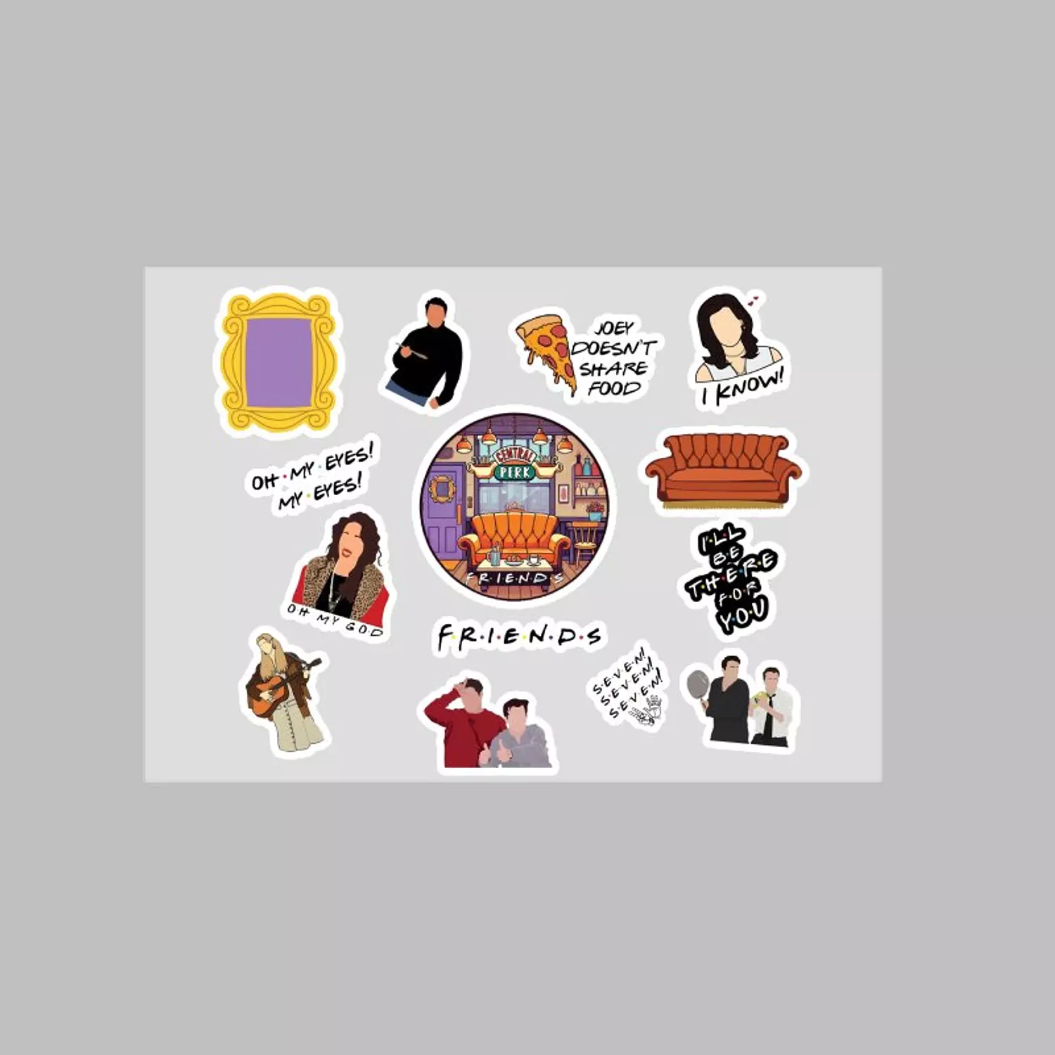 Friends Stickers A4 Paper Bundle hover image