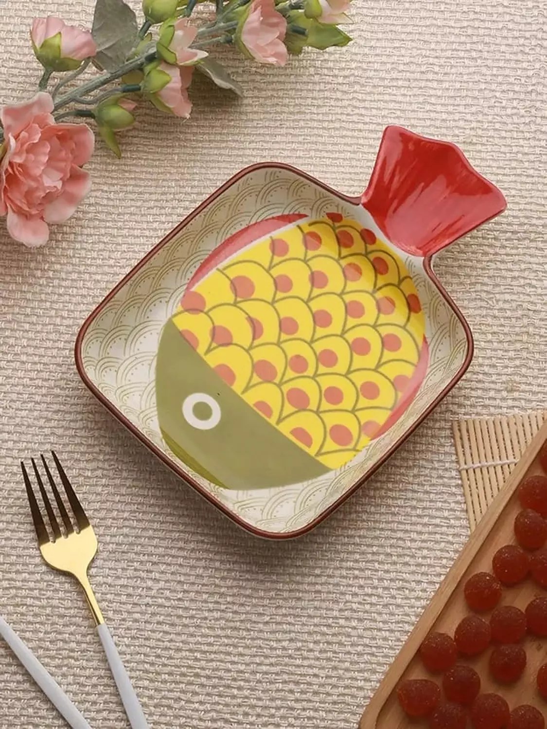 Tied Ribbons Ceramic Serving Platter 4