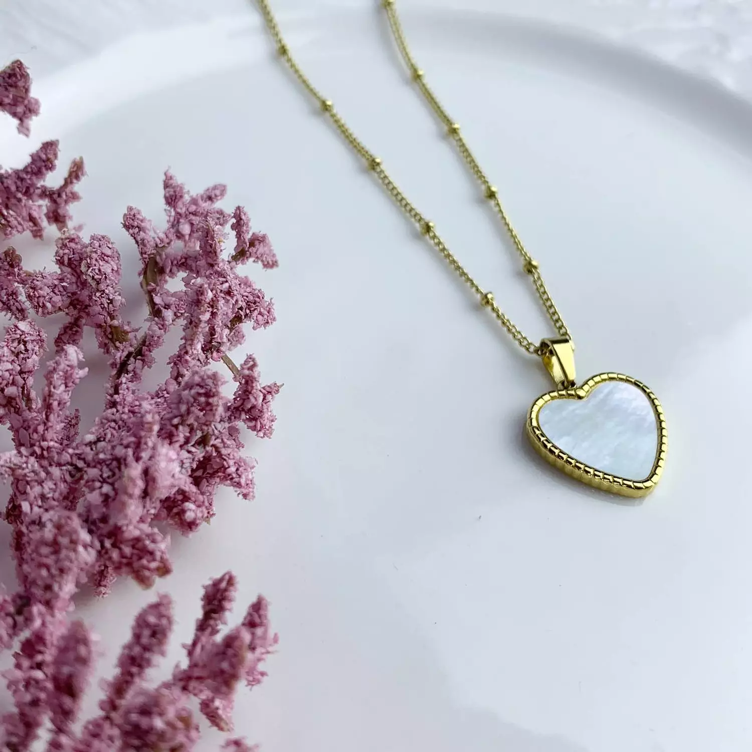 Stainless steel necklace hover image