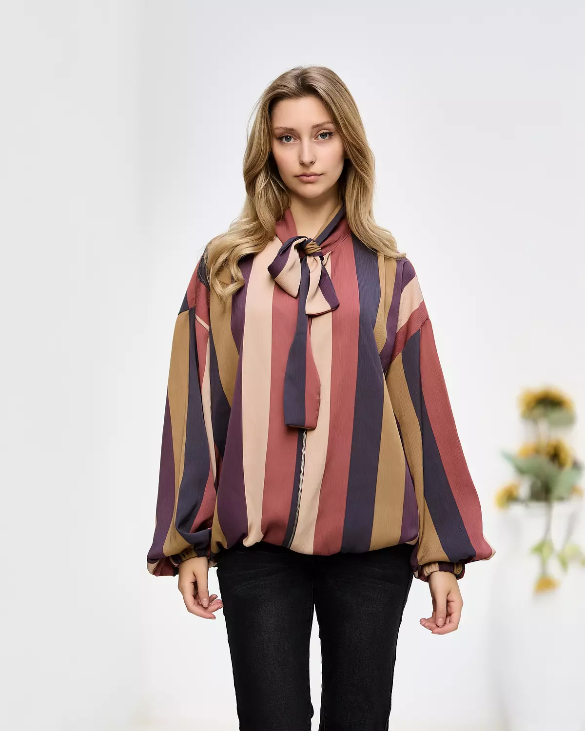 Bomber striped jacket  5