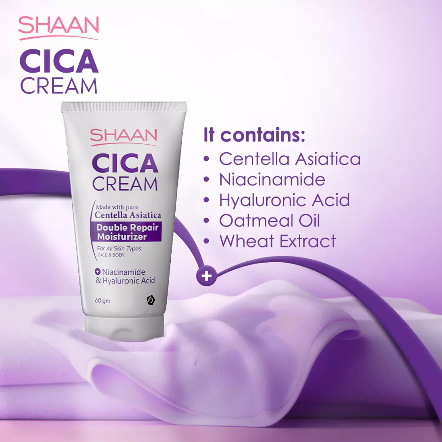 Shaan Cica Cream - 60 gm  1