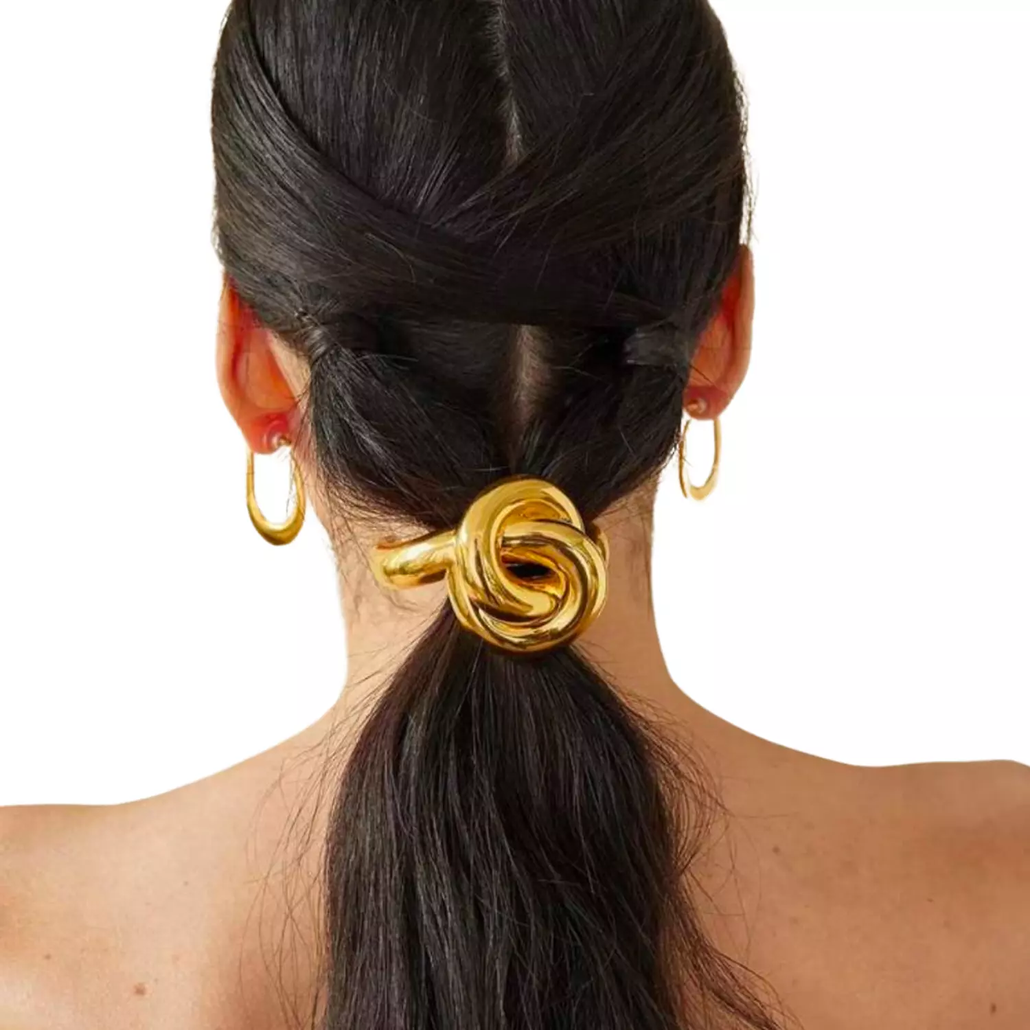 Gold/Silver Loop Hair Tie 1