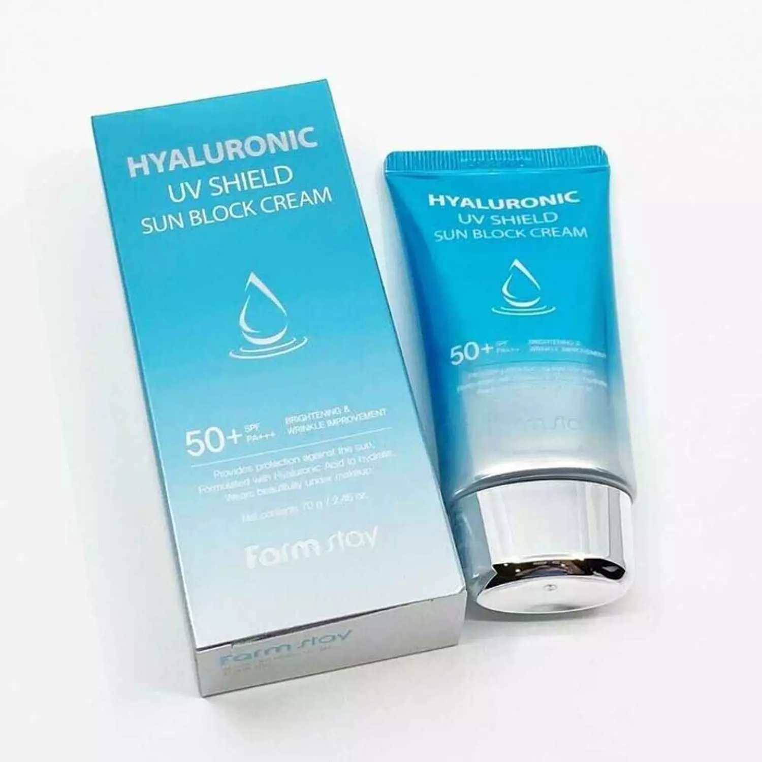 Farm Stay Hyaluronic Uv Shield Sun Block Cream Spf 50 ++ hover image