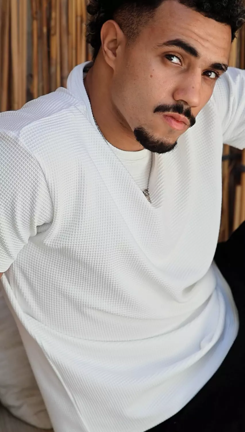 Turkish waffle Tshirt  white  3