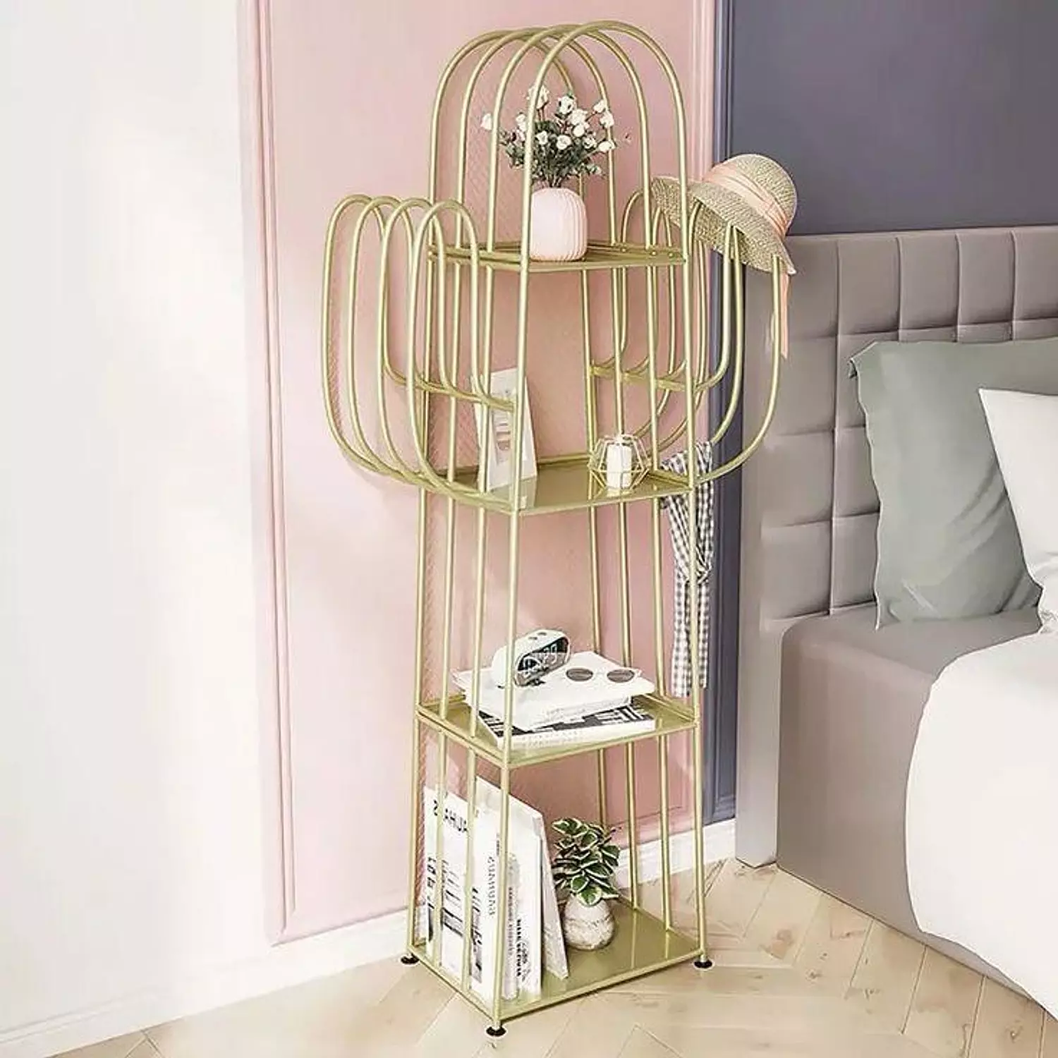 "Metal display unit with a elegant design" hover image