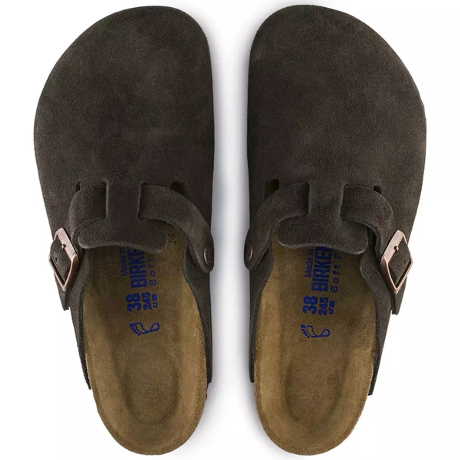 Birkenstock   Boston   Suede   -   Brown 3