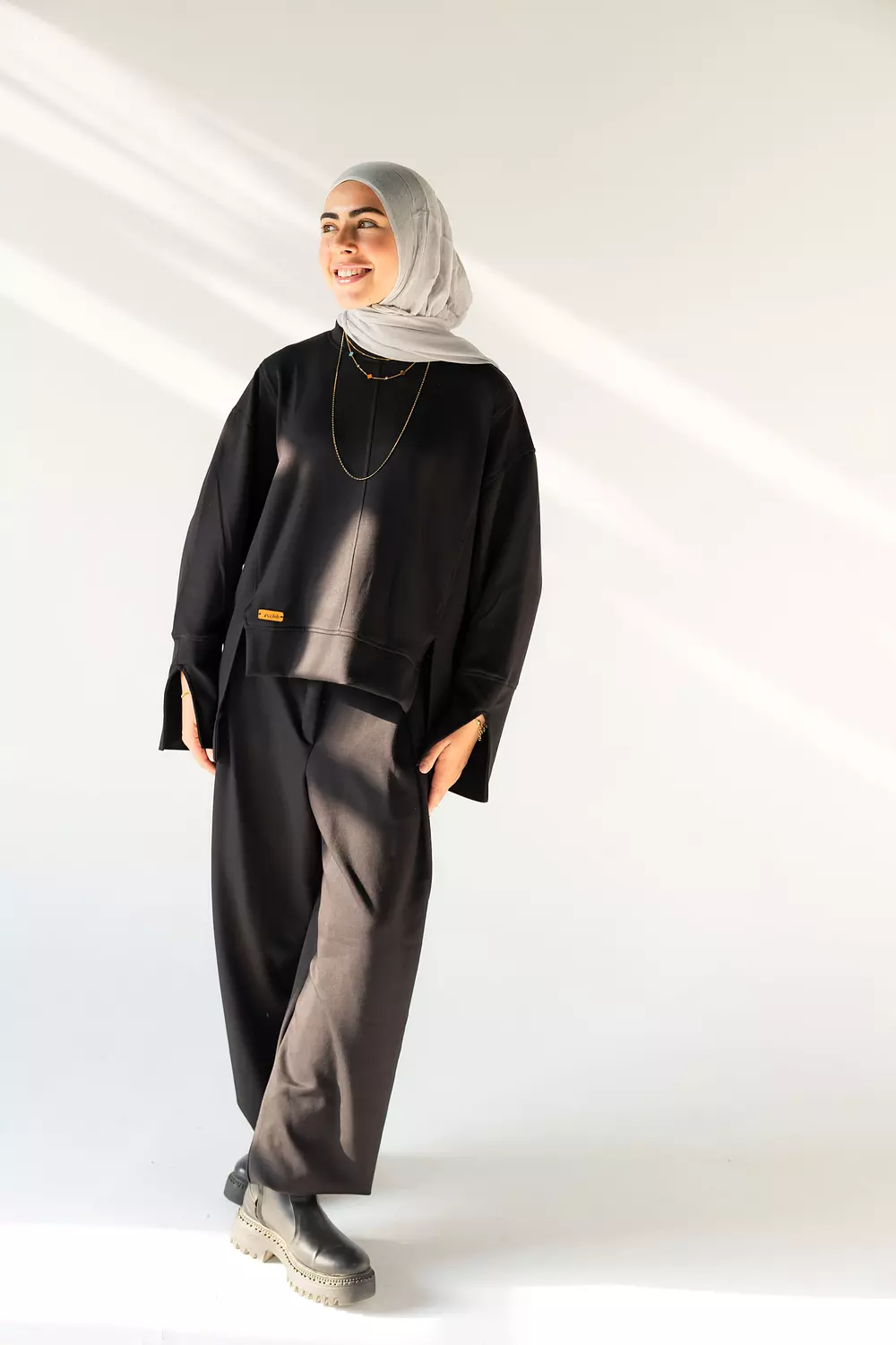 Relaxed Oysho Set in Black 6