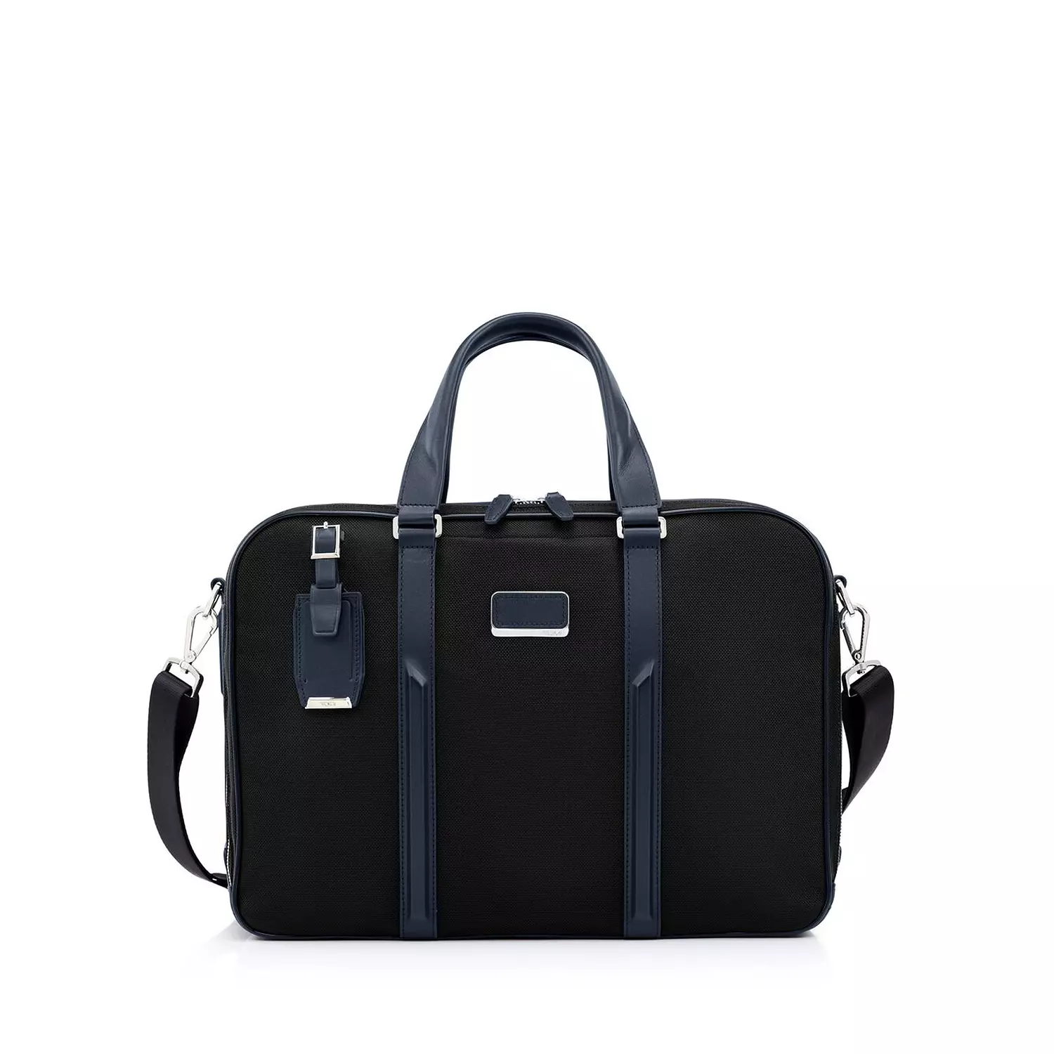 TUMI Jarvis Deluxe Laptop Briefcase in Navy/Black image