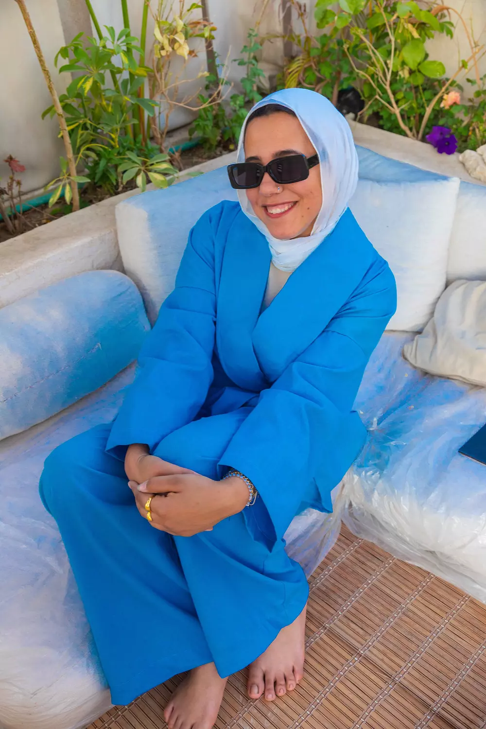 Linen Set - Blue image