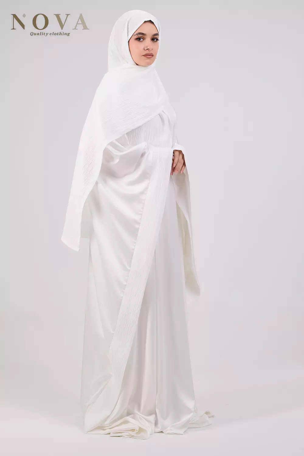 White crush satin  3