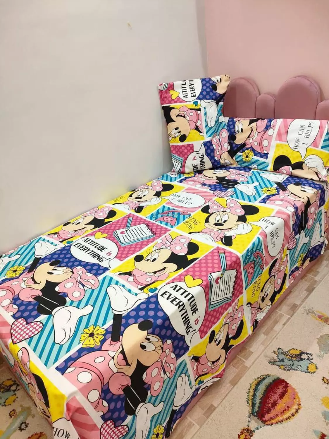 طقم ملاء اطفال قطن ميني image