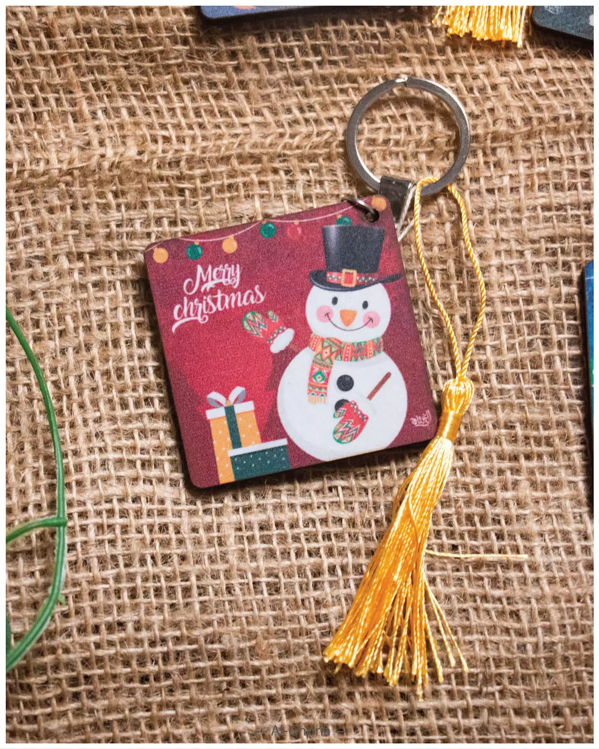 Christmas Charm Keychain  1