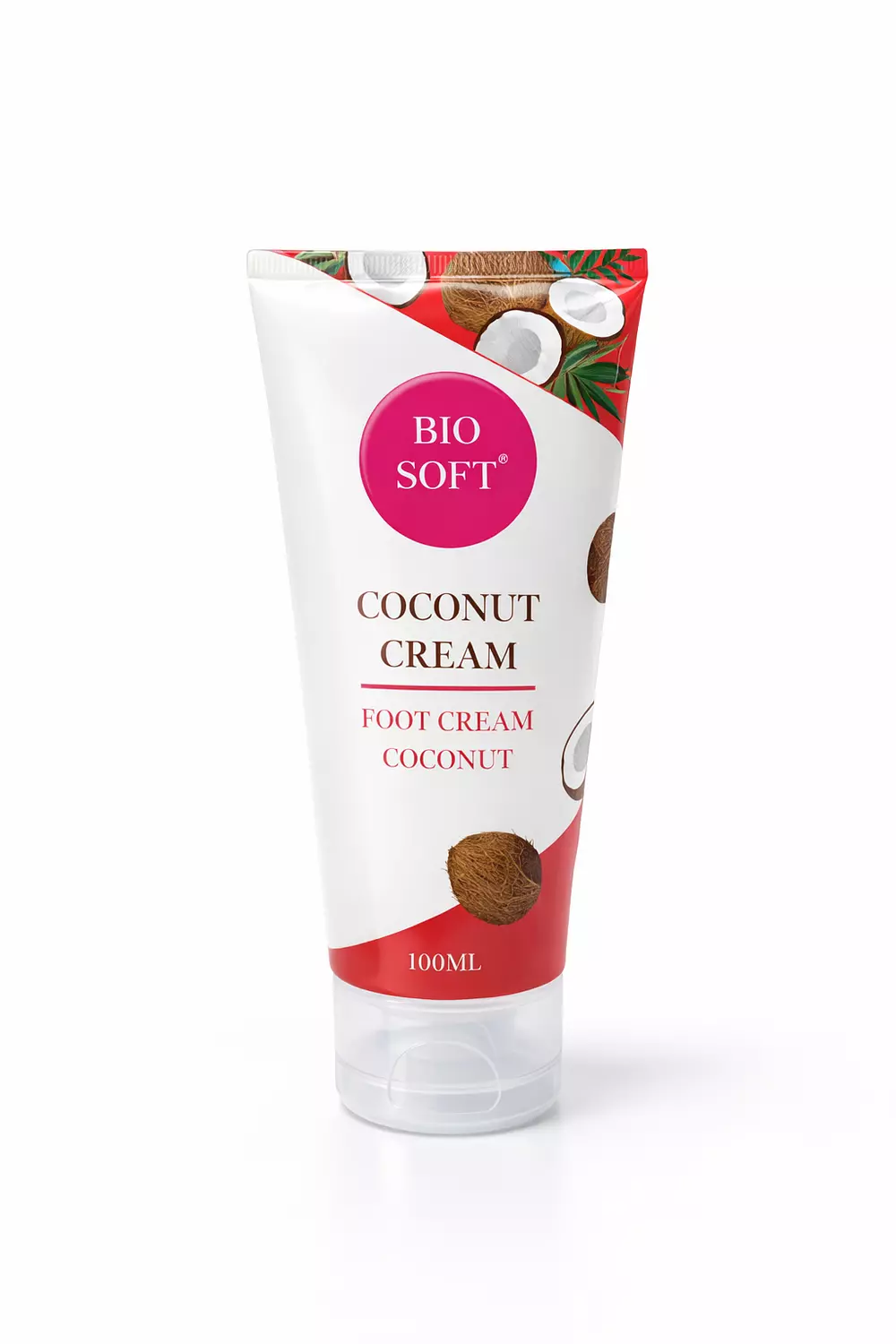 Foot cream with coconut image