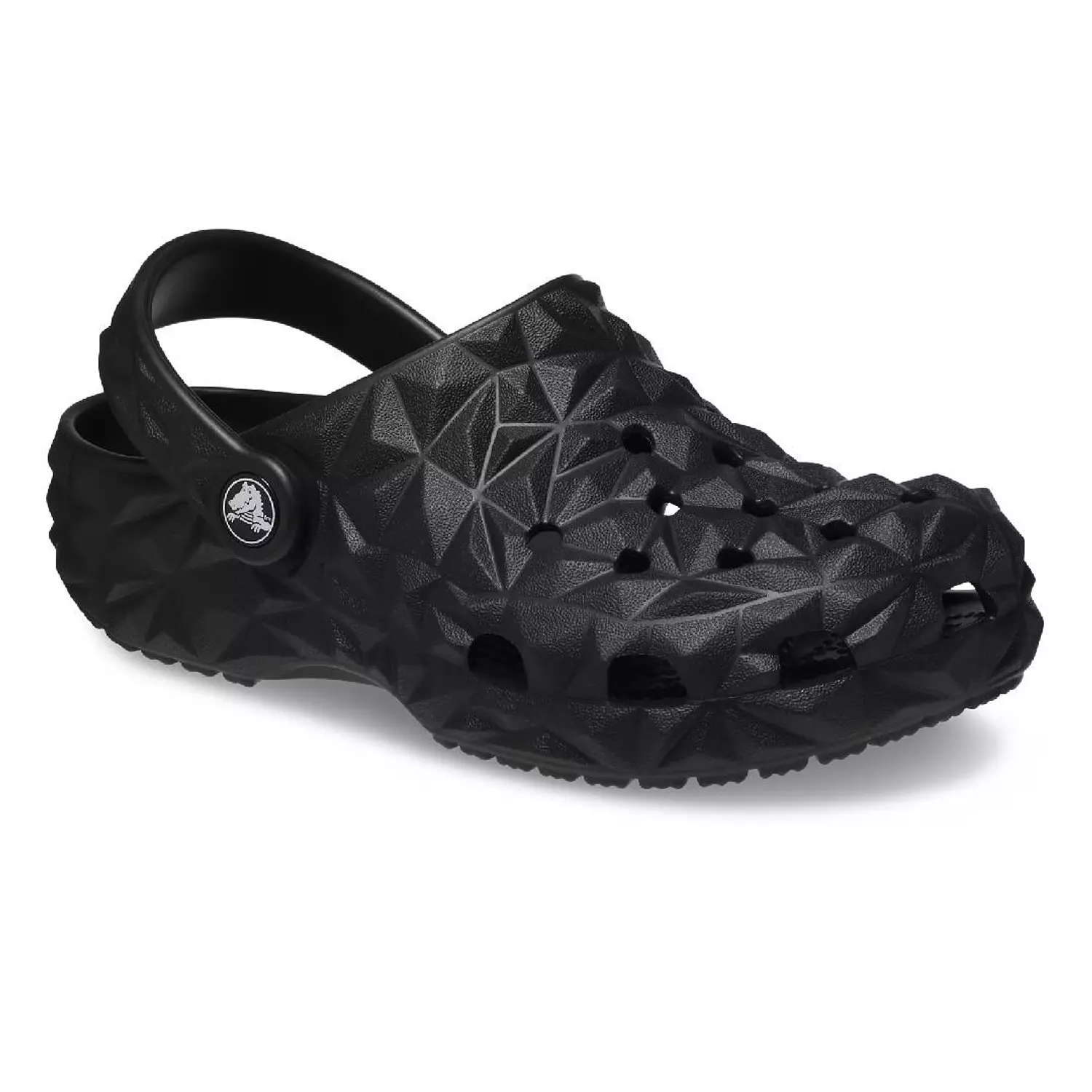Geometric Clog-Black 1