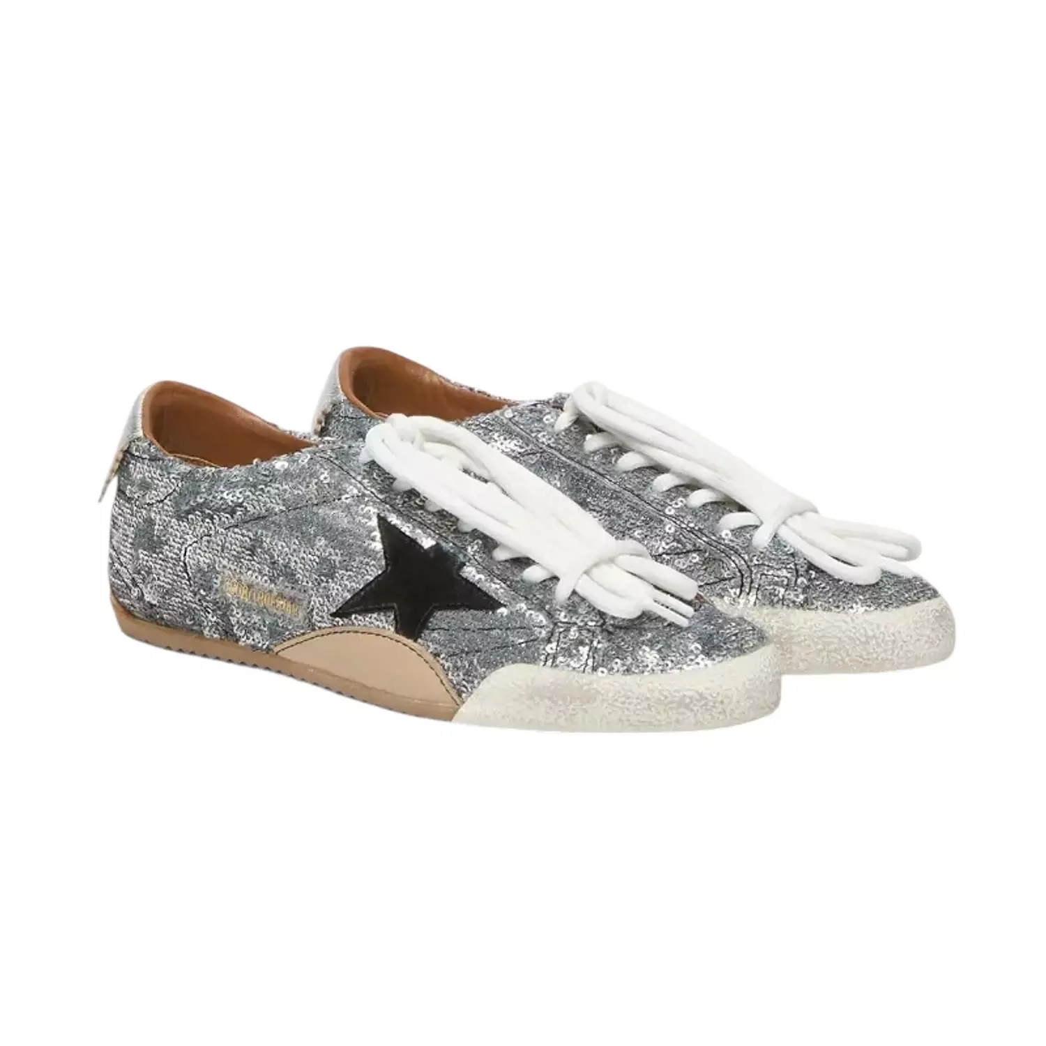 Golden Goose True Star Glitter White 1