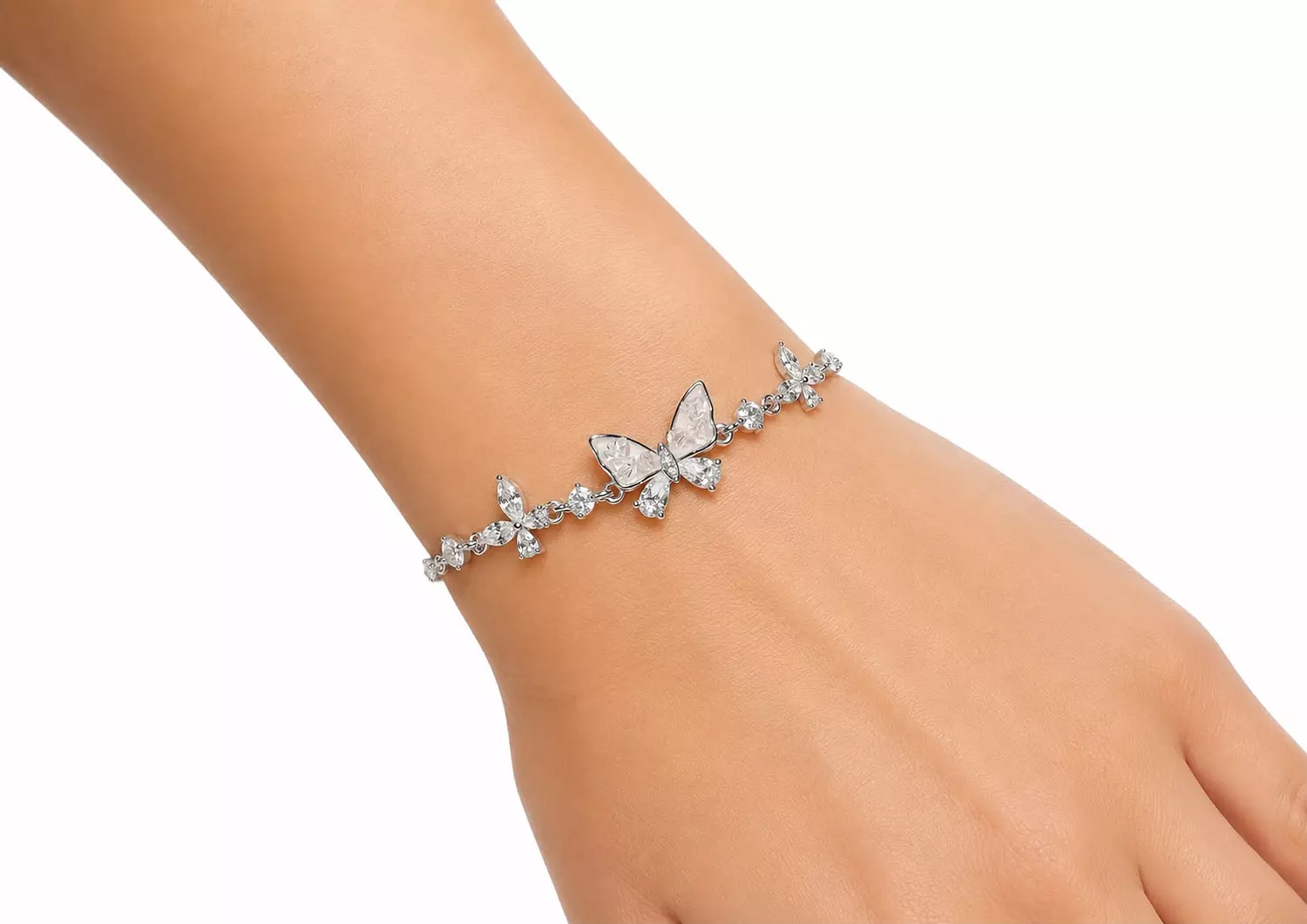 Silver Bracelet Butterfly image