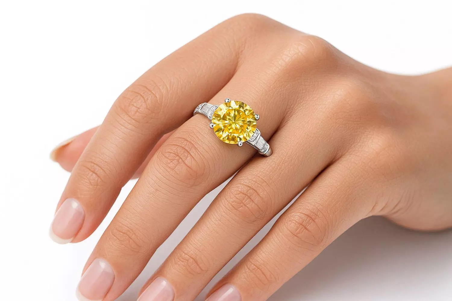 Silver Ring Citrine image