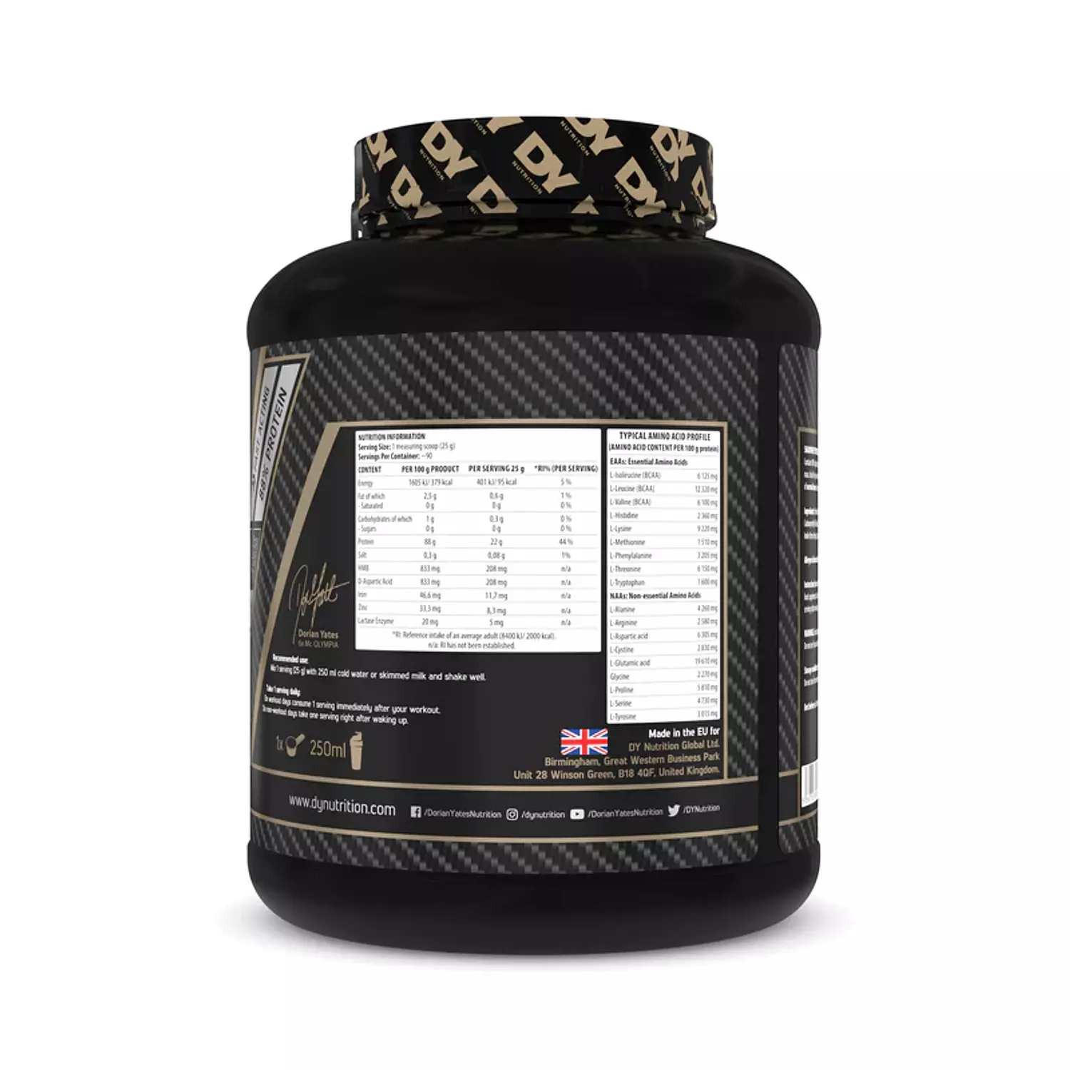 Dy Shadowhey Hydrolysate hydrolysed whey protein  2.27Kg 90serv. hover image