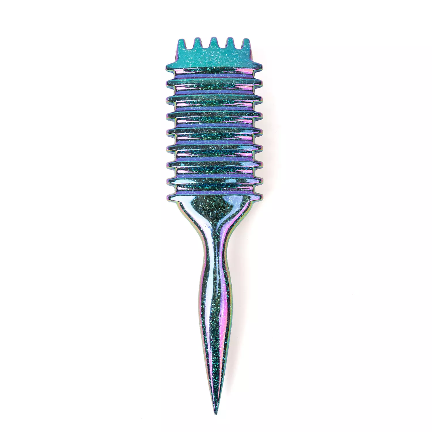 Glitter curly brush Blue 1