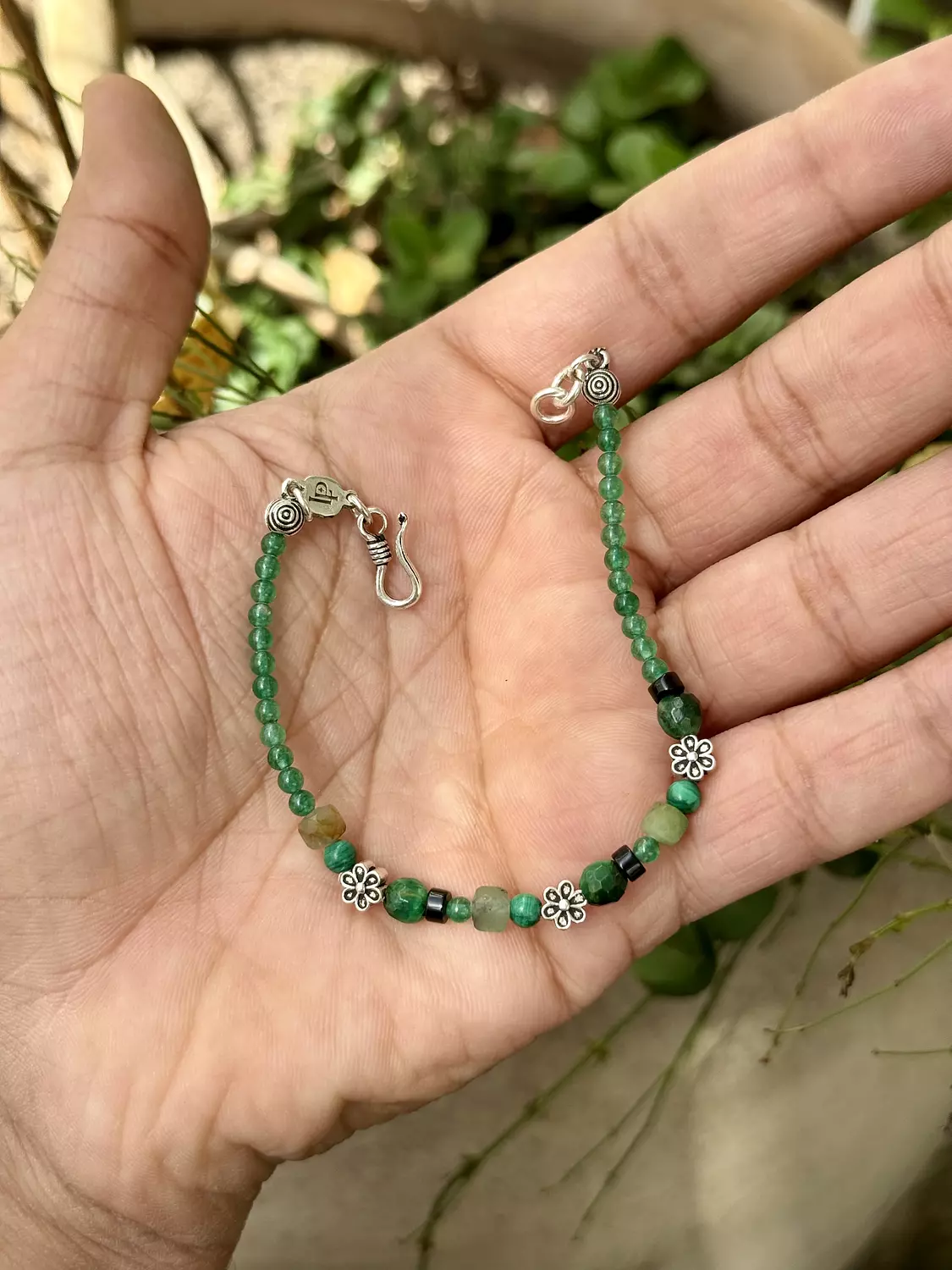 Green Blossom Bracelet hover image