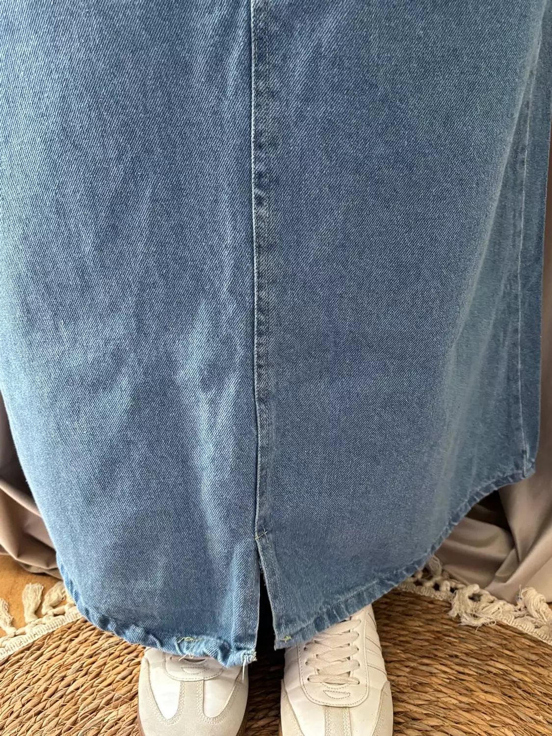 OPENED DENIM SKIRT 2