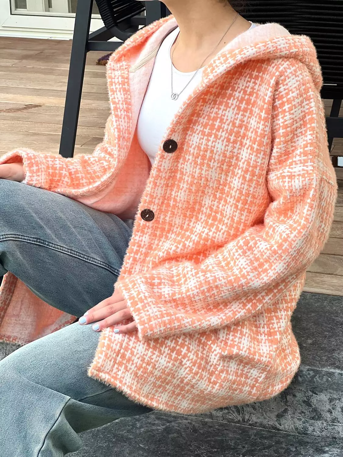 Wool orange jacket 9