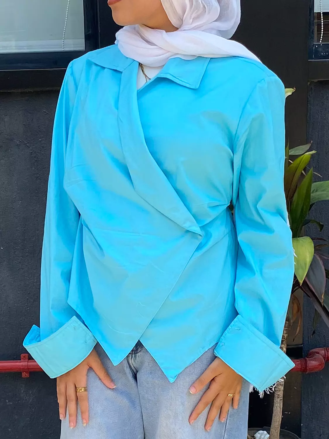 Veya Blouse Baby Blue  17