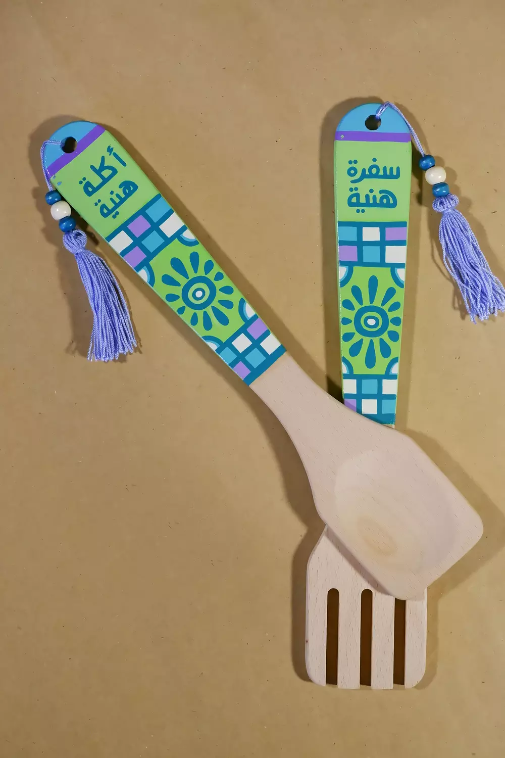 green  Fork & spoon 001 image