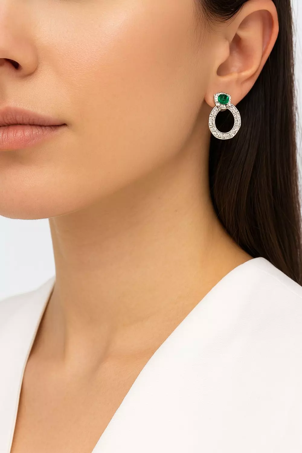 Silver Earrings Bvlgari