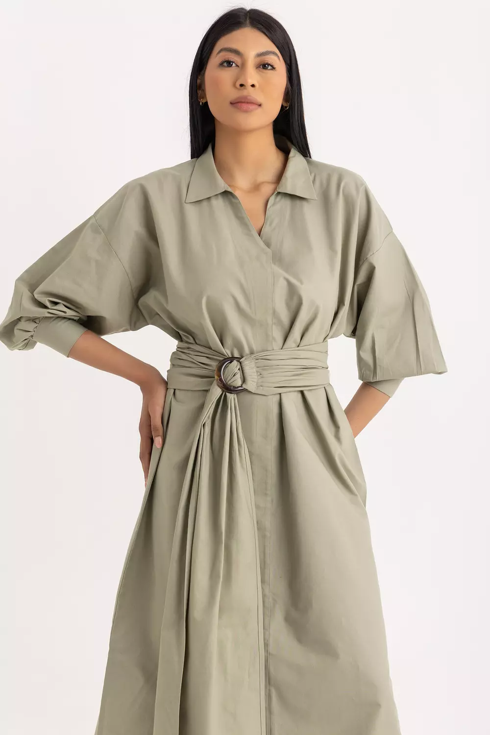 The Oxford Pola Shirt Dress 5