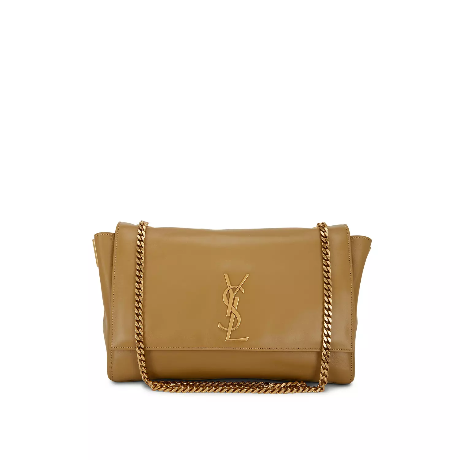 Saint Laurent Kate Reversible Shoulder Bag, crafted from leather that reverses image