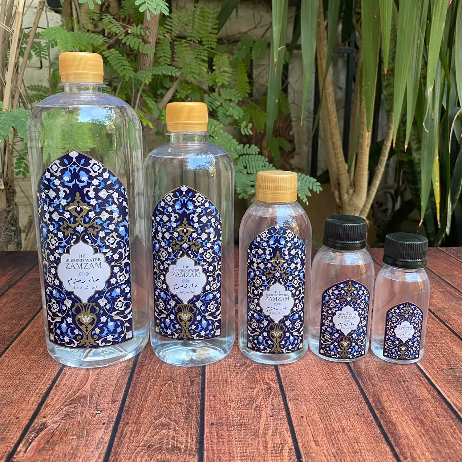 60 ml, 125 ml 250, 500, 900 ML Blue Zamzam Water   1