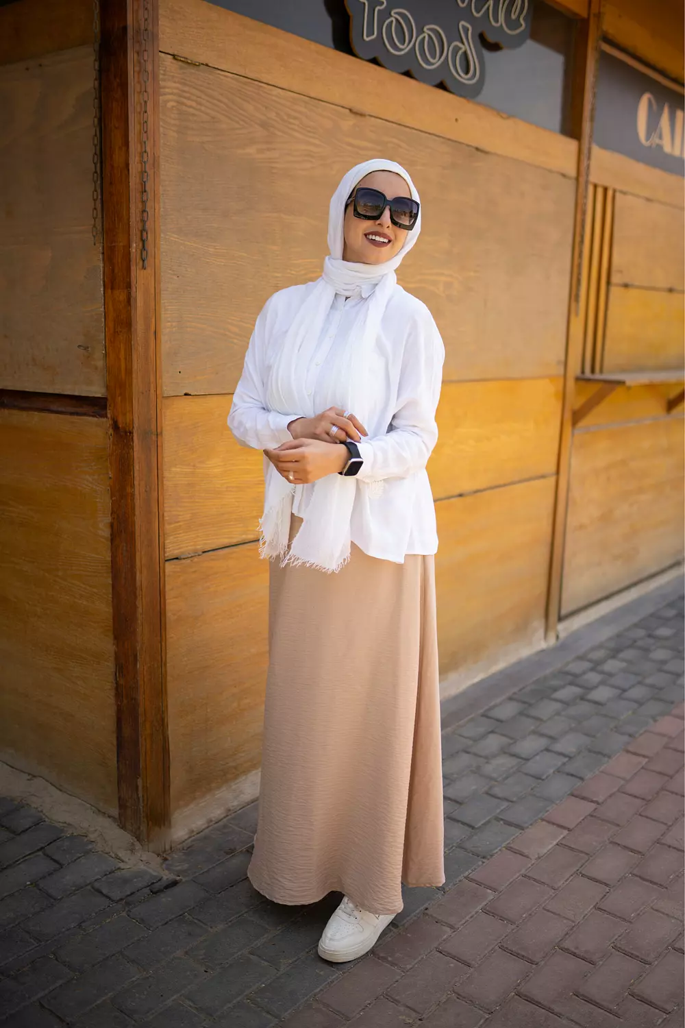 Spanish Linen Beige Skirt image
