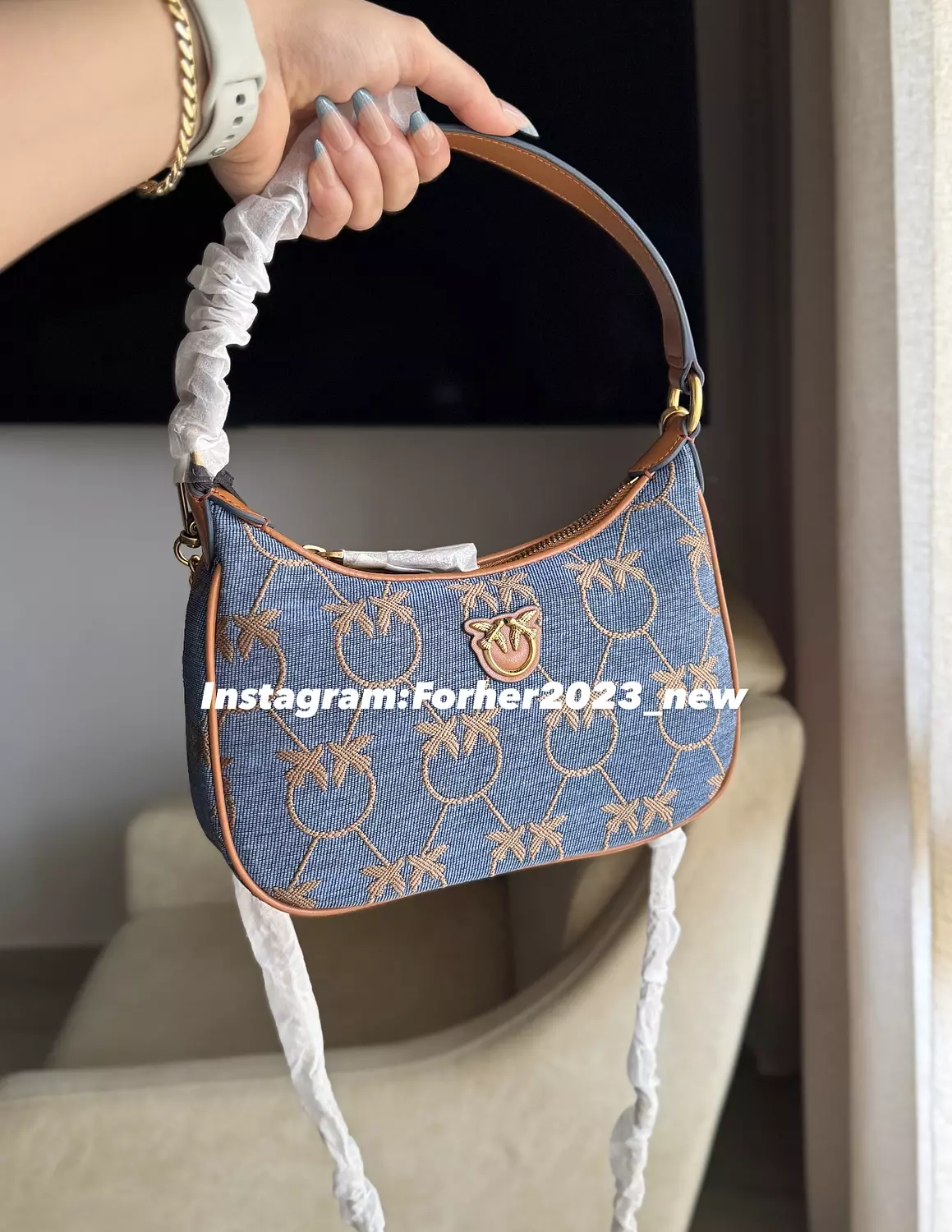 Pinko denim bag 1