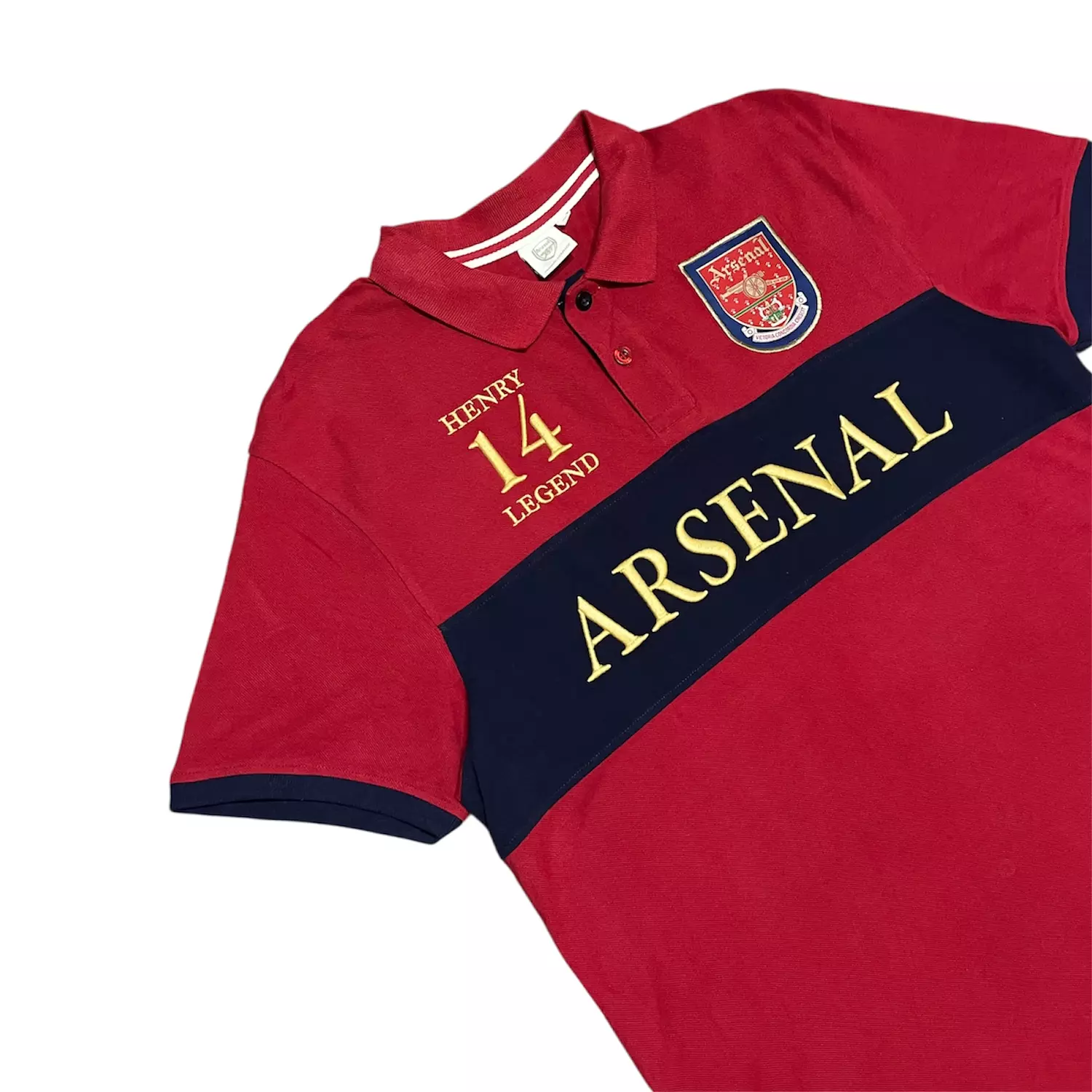 Arsenal Retro Polo Tshirt 1
