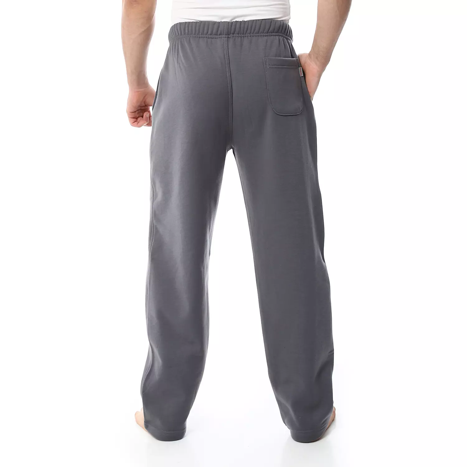 Winter Cotton Milton Plain Pajama Pants - 4043 - Grey 3