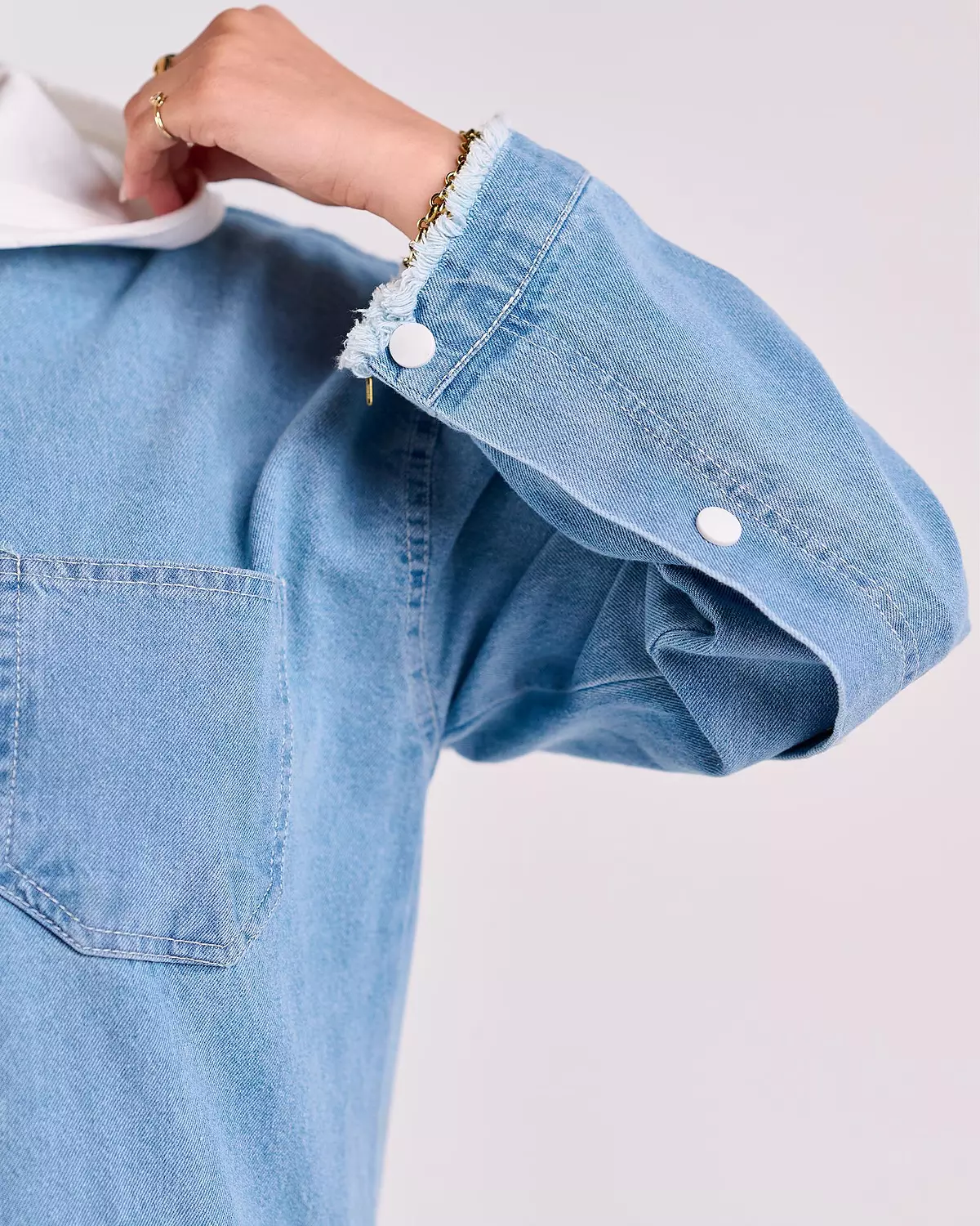 Denim Hoodie 5