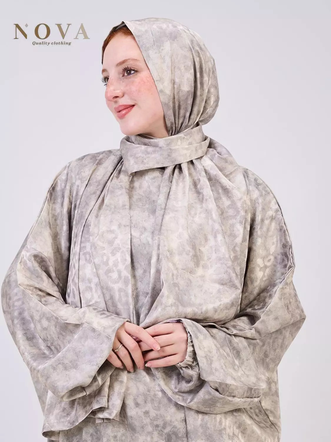 Greige Printed Jacquard  2