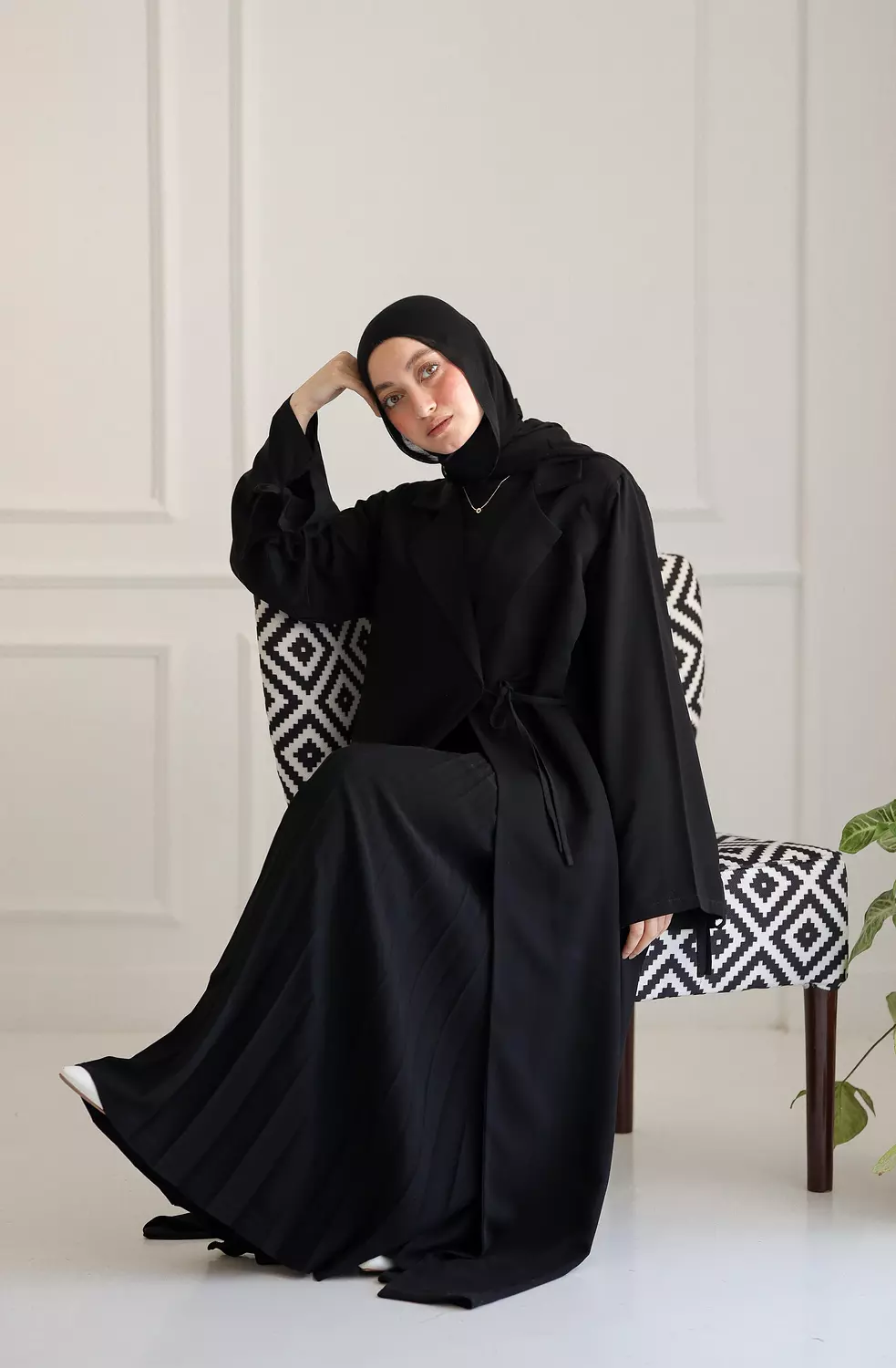 Lya open abaya 5