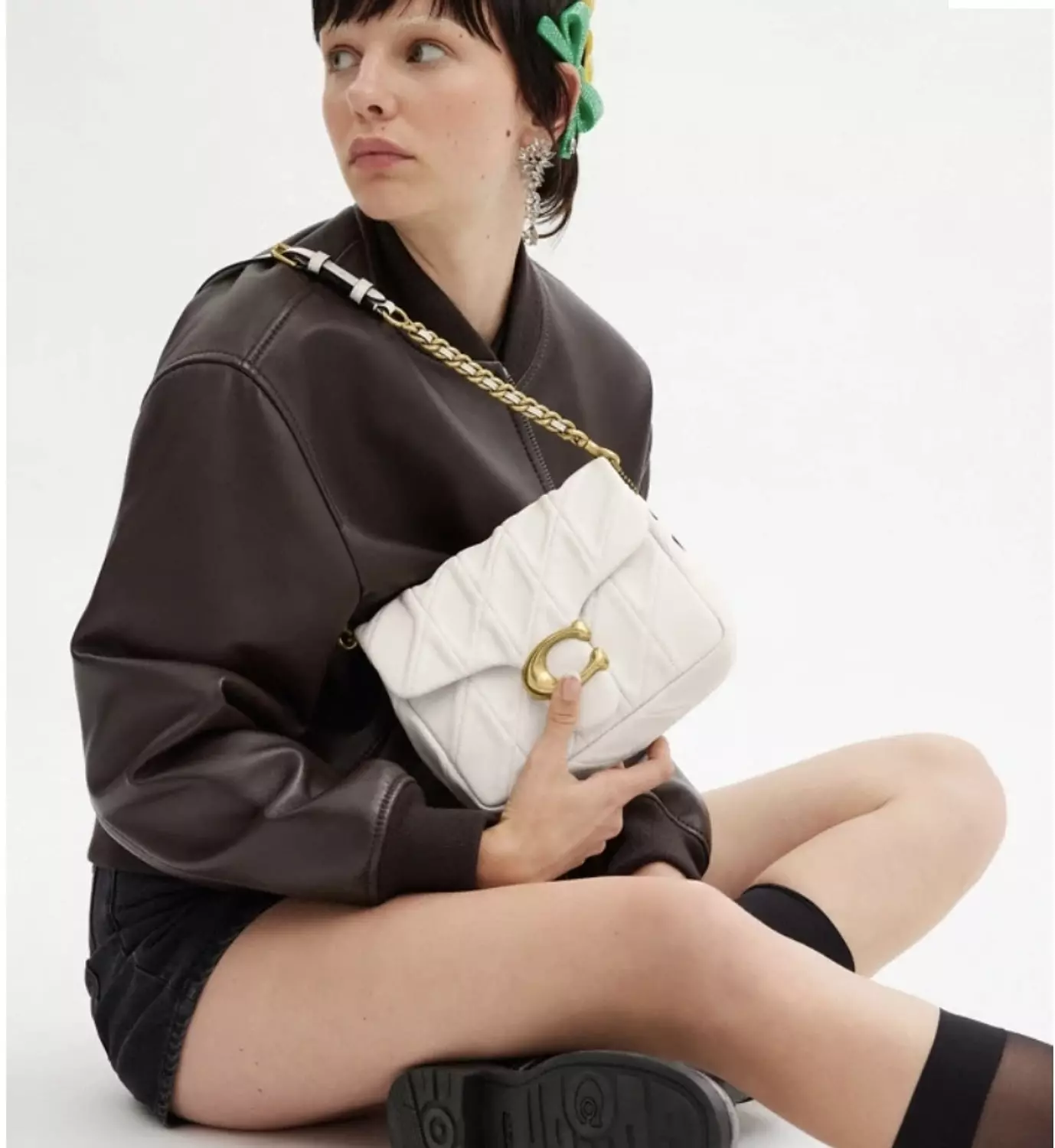 Times Square Tabby Shoulder Bag With Quilting 2