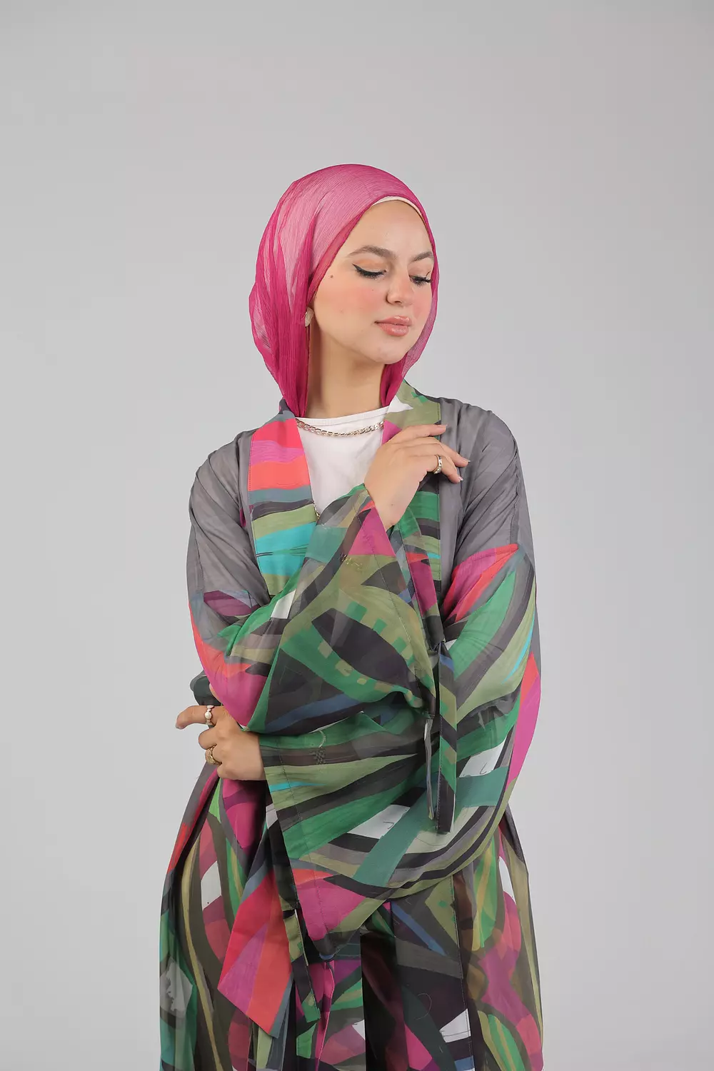 Geometric Kimono 5