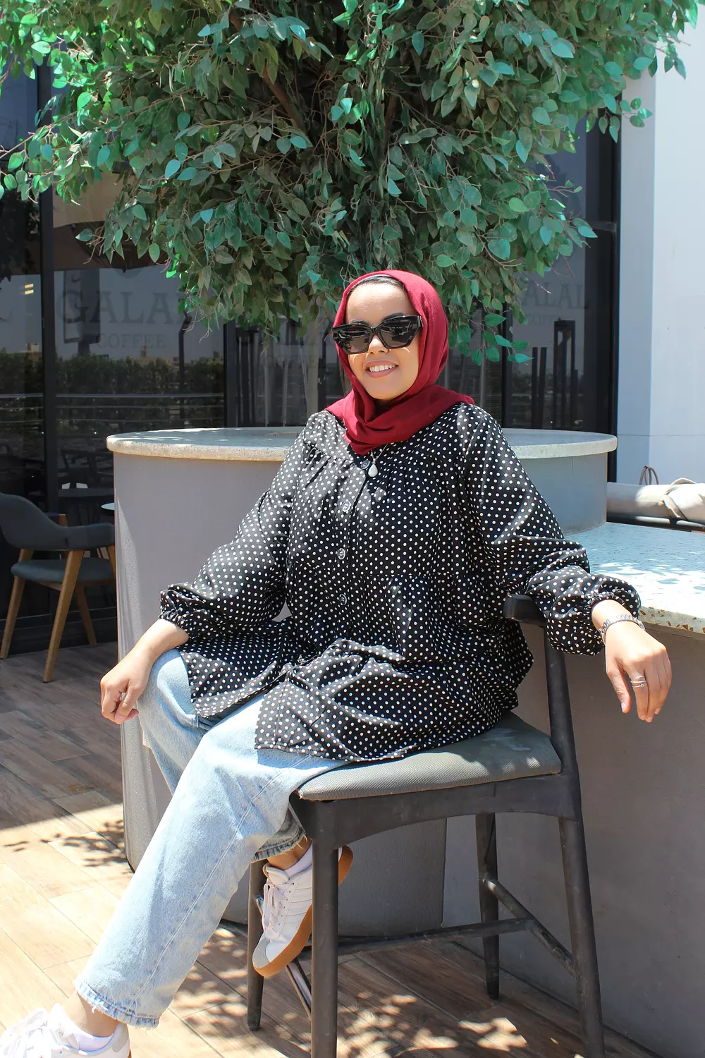 Ruffled Polka Dots Blouse 🖤 5